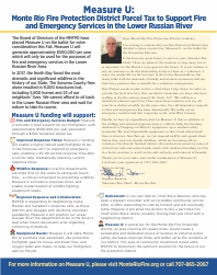Monte Rio Fire PR Mail