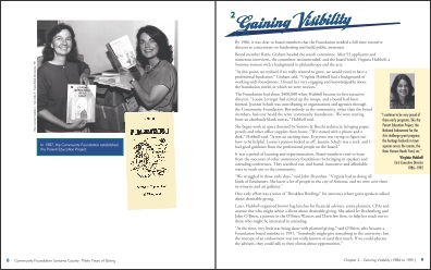 Thirty Years of  Giving Book