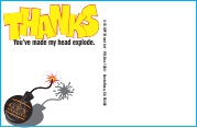 Head Explode Postcard