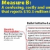 No on B Brochure