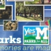 Parks Yes on M Postcard 2