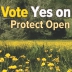 Yes on W Postcard