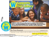 Yes on W Library Postcard