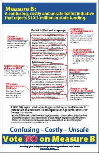 No on B Brochure