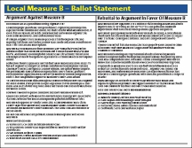 No on B Brochure