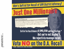 No DA Recall Postcard