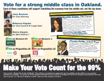 SEIU Oakland Slate Postcard