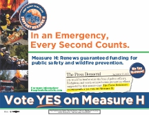 Yes on H Postcard