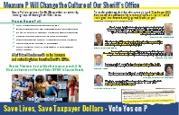 Yes on P Brochure